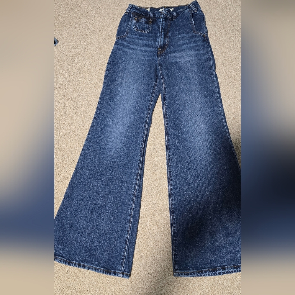 Ribcage Bells Vintage Women's Jeans - Blue - Picture 4 of 4